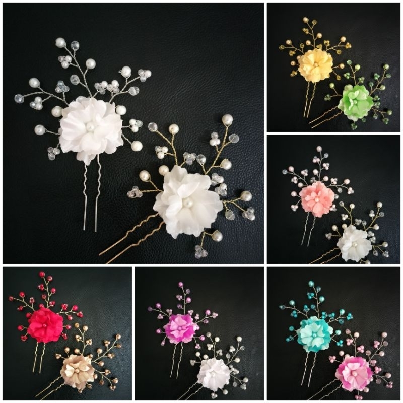 TUSUK RAMBUT BUNGA TUSUK KONDE HAIRPIN AKSESORIS RAMBUT