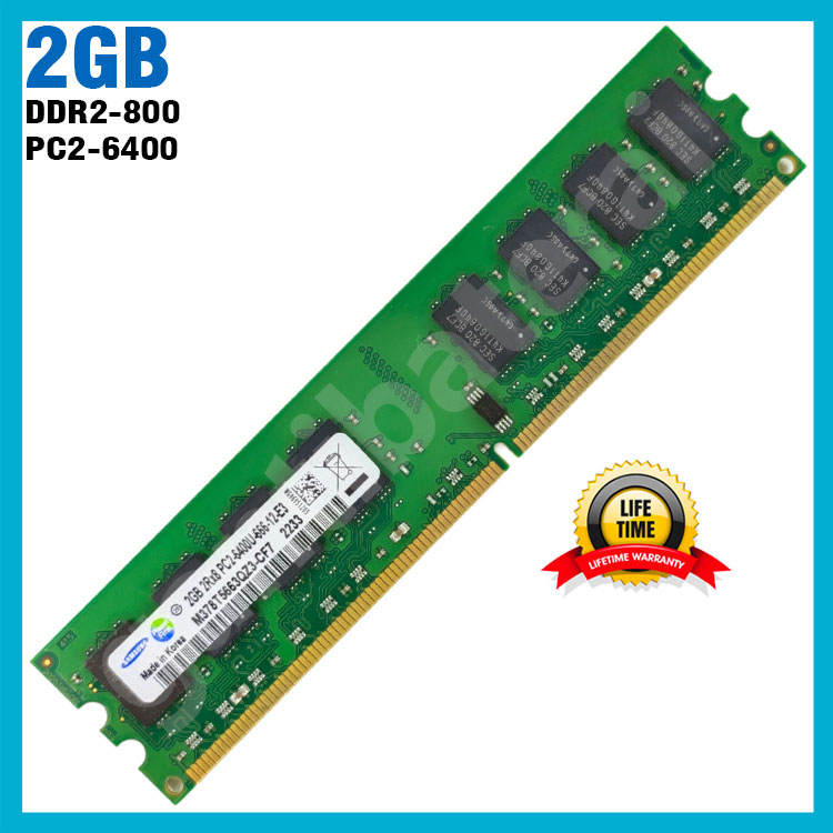 Longdimm Ram PC Komputer 2GB DDR2 PC2-6400