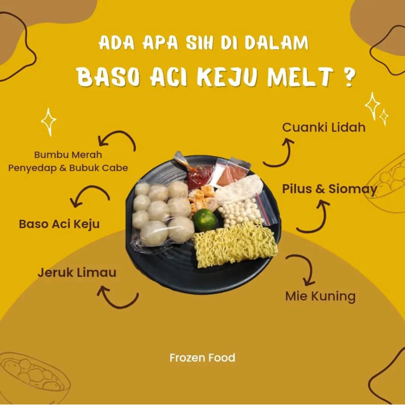 

bakso aci keju melt