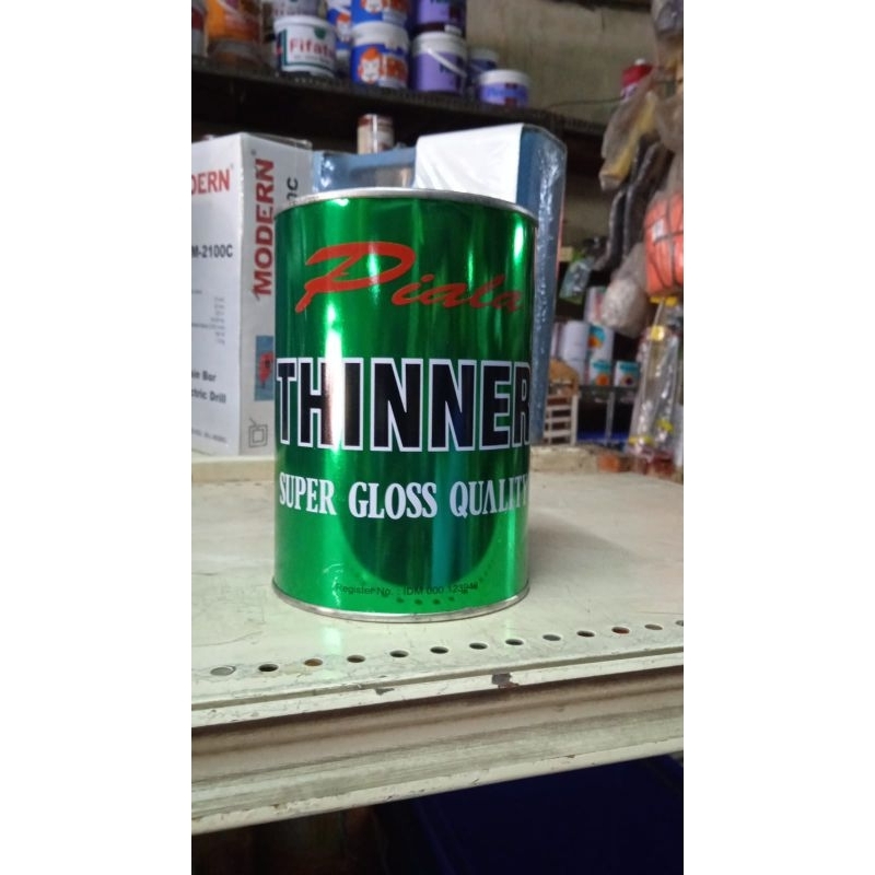 Tiner Piala Thinner Super Gloss Pengencer Duco 1 Kaleng