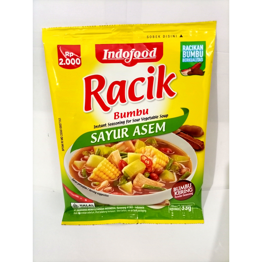 

BUMBU RACIK INDOFOOD SAYUR ASEM 33gr