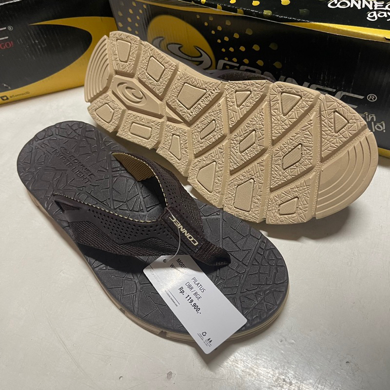 PROMO SANDAL PRIA KEKINIAN CONNEC VALDESS SQUAD PILATUS VEGAS 100% BARU