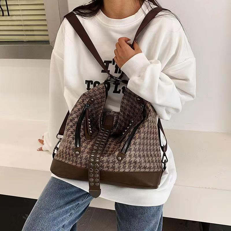 842183 tas ransel+selempang  wanita fashion import kekinian tas selempang wanita kekinian