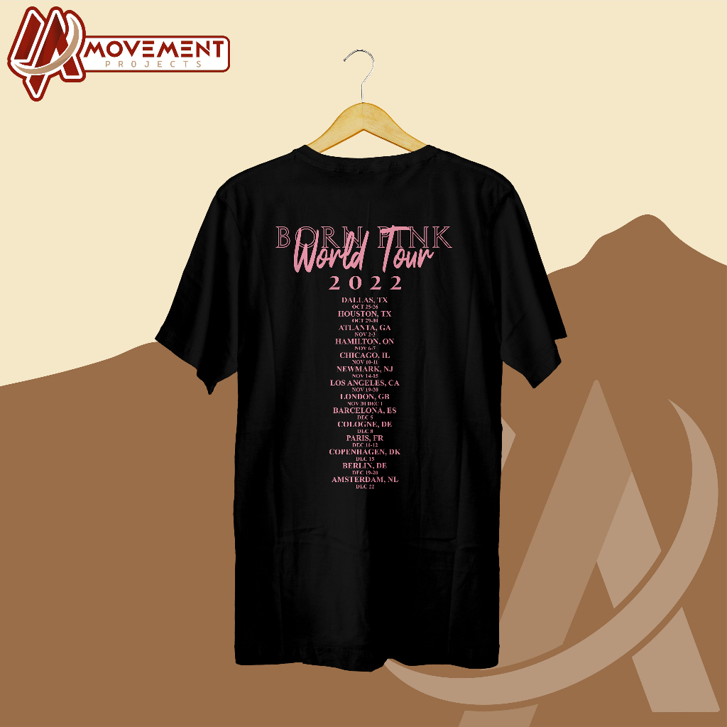 [PREMIUM] KAOS - BORN PINK BLACKPINK WORLD TOUR VER.5