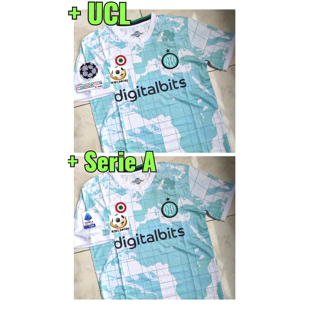 Jersey Baju Bola Inter Away Full Patch 2022 2023 Grade Ori