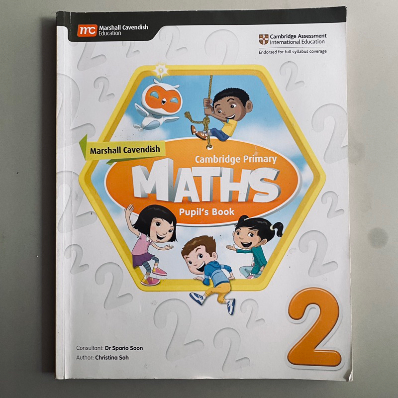 BUKU ASLI MARSHALL CAVENDISH MATHS PUPILS BOOK 2 - Kondisi Bekas
