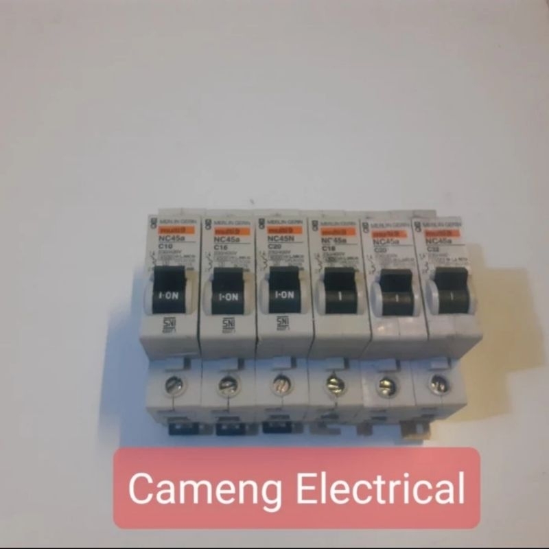 MCB Merlin Gerin 1 phase type C32N/NC45A