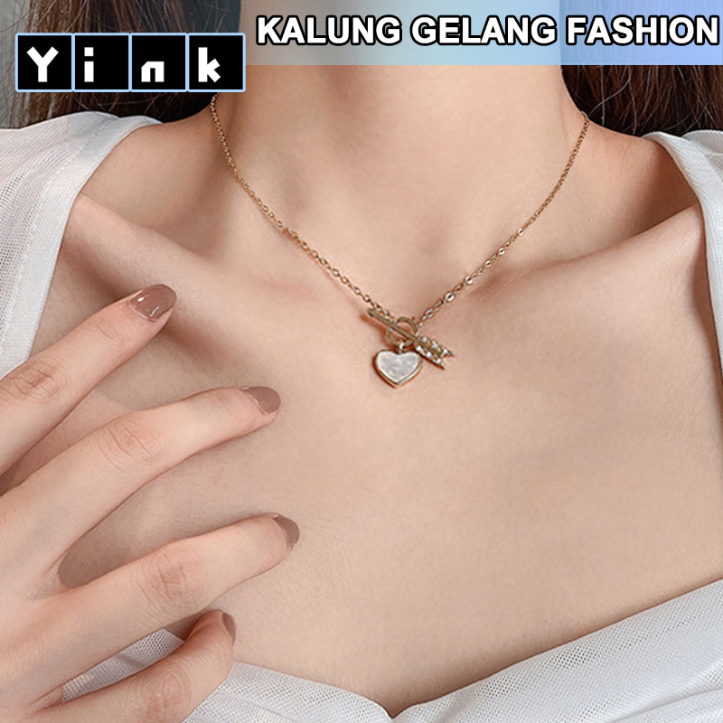 Kalung Gelang Bunga Korea Kalung Perak Kalung Kekinian  Wanita Fashion Perhiasan Emas