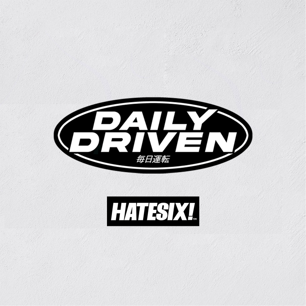 Stikcer decal Weekend Daily Ride Daily Weekend Driven Hatesix