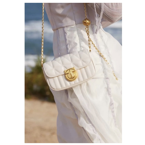 Tas Selempang Kulit Wanita Rantai Luxury Mini Bag JS 8155 import