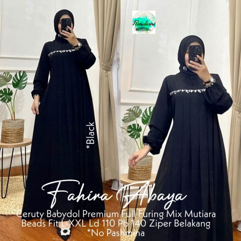 LONGDRESS FAHIRA ABAYA GAMIS FAHIRA CANTIK MAXY DRESS
