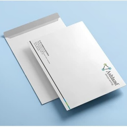Cetak Amplop Kop Surat Alamat Kantor / Print Amplop Putih Uk F4 Custom