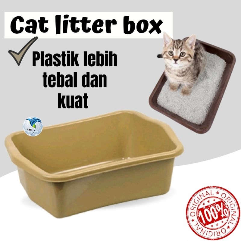 Bak Pasir Kucing Baskom Pasir Tempat poop Hewan Cat Litter Box Shaestore15