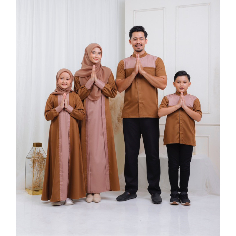 MAWADDAH DRESS ANAK FAMILY SET TOYOBO FAMSET BY HAWACORNER