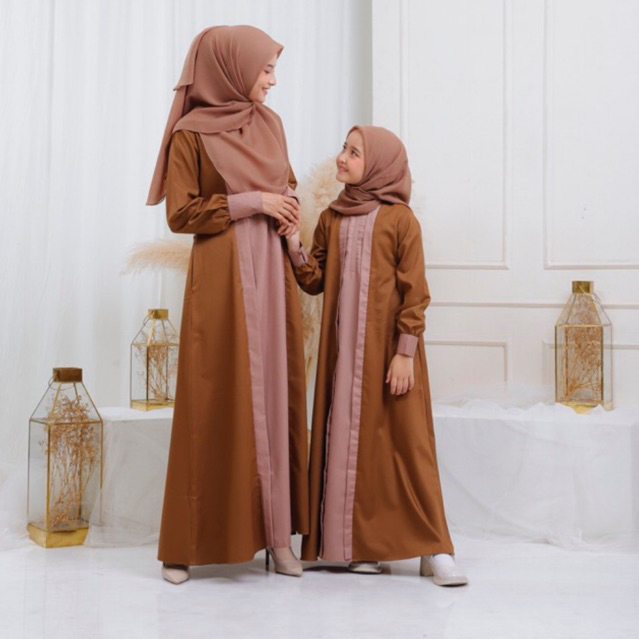 MAWADDAH DRESS ANAK FAMILY SET TOYOBO FAMSET BY HAWACORNER