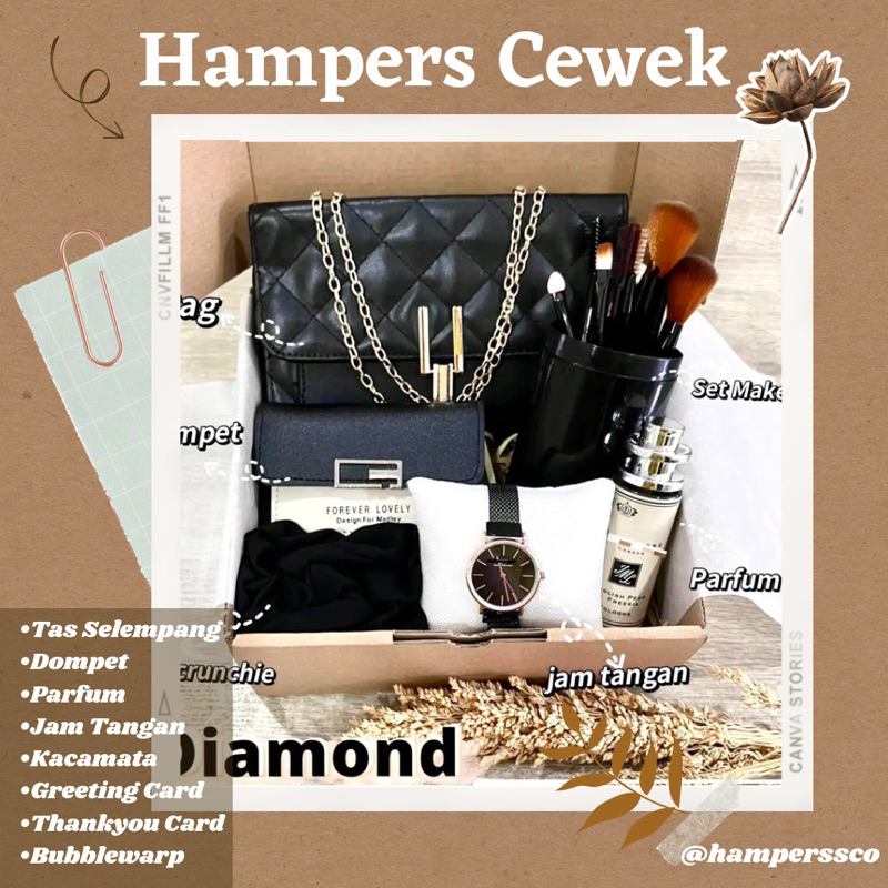 Hampers Cewek | Gift box cewek | Hampers Wisuda | Hampers murah | Giftbox girl | Gift box murah sura