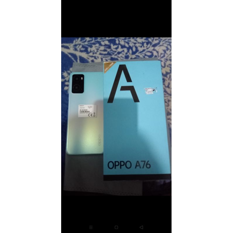 Oppo a76 Ram 6+2/128 like new