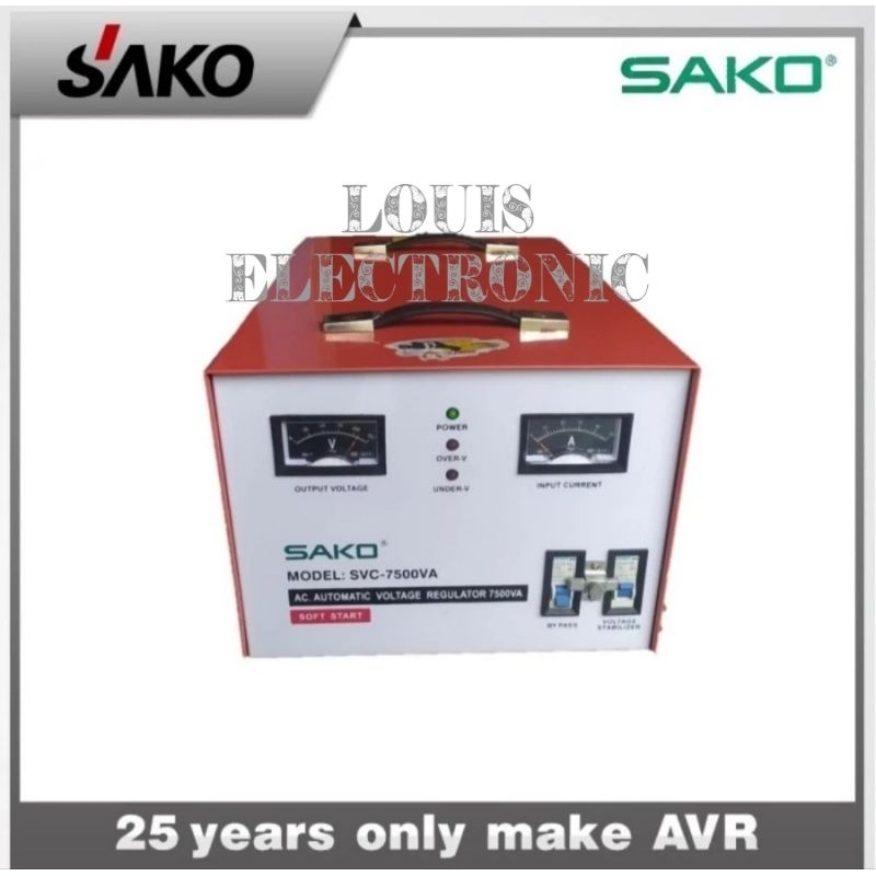 Stabilizer SAKO SVC 7500 Watt SVC 7500VA Stabil SAKO SVC-7500VA