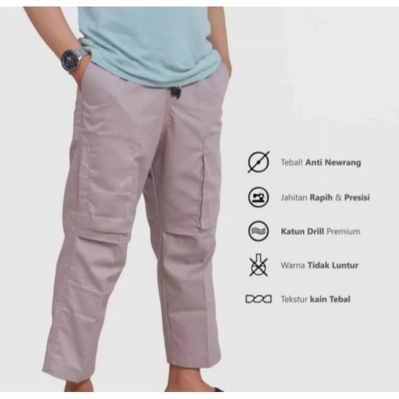 CELANA SIRWAL CARGO MASAKINI, CELANA SIRWAL CHINOS CARGO