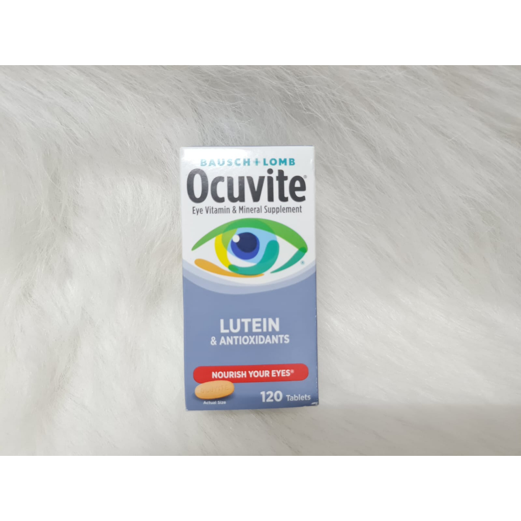 Bausch Lomb Ocuvite Adult 50+ With Vitamin D 90 / 150 Mini Softgels with vitamin D Antioxidant and Lutein