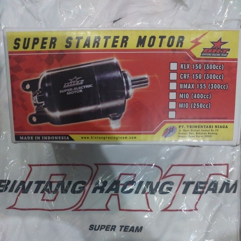 DINAMO STARTER KAWASAKI KLX HONDA CRF150 BRT BORE UP 300CC