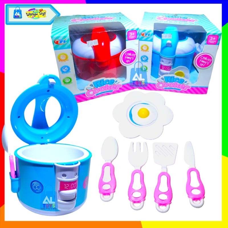 MAINAN MEJIKOM RICE CHOKER MEJICOM BATERAI MUSIC LAMPU MAINAN PENANAK NASI MAINAN ANAK PEREMPUAN KITCHEN SET FK118