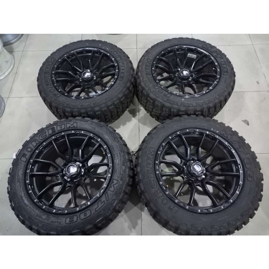 Velg Mobil Bekas Ring 20 OKASHI R20 Lebar 9 Lubang 6 Offset 15 BAN 275 55 R20