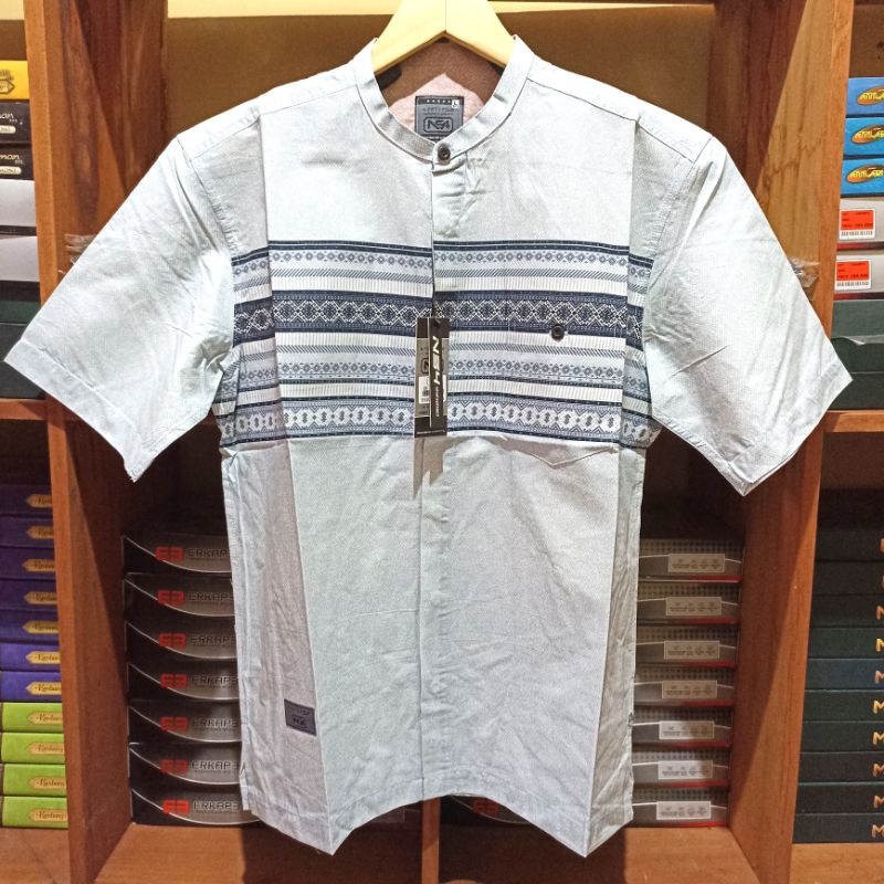 Kemeja Koko N54 Lengan Pendek Size M - XL N54PDK-3.1