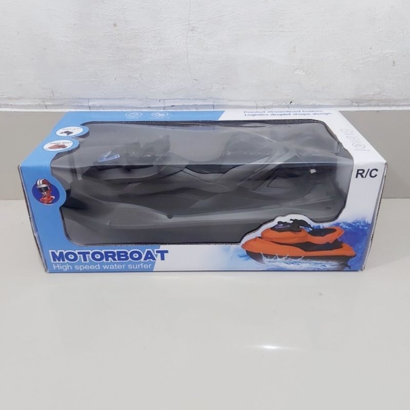 Mainan RC Jetski Remote Control - Motor Speed Boat Remot Kontrol Anak Laki Cowok