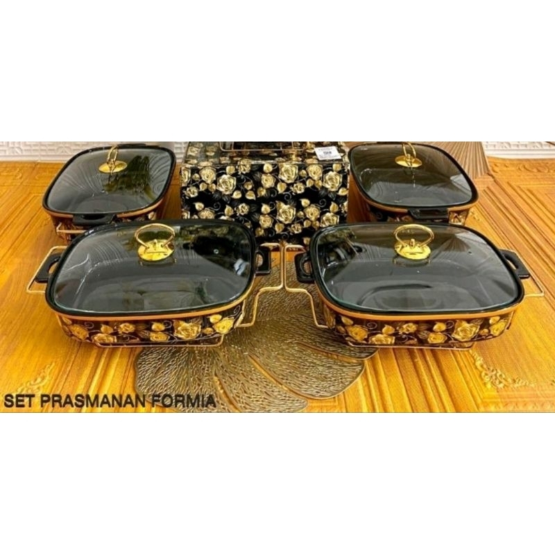 Prasmanan formia isi 4 Segi FREE PAKING KAYU