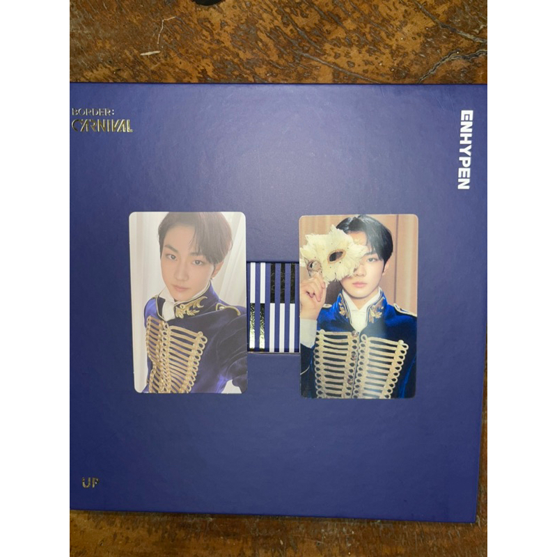 PHOTOCARD ENHYPEN : BORDER CARNIVAL, Jungwon Up lenti & selca Ver.