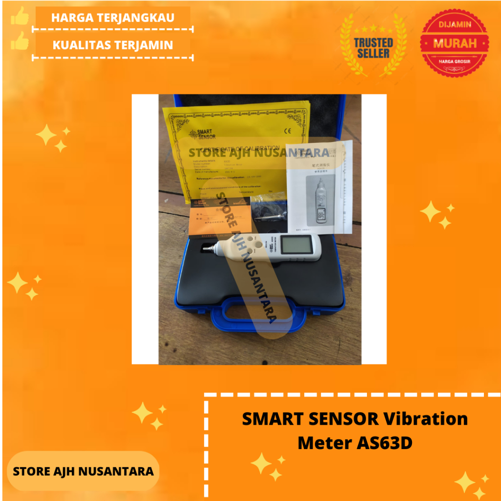 ECO SMART SENSOR Vibration Meter AS63D // Ready Stok
