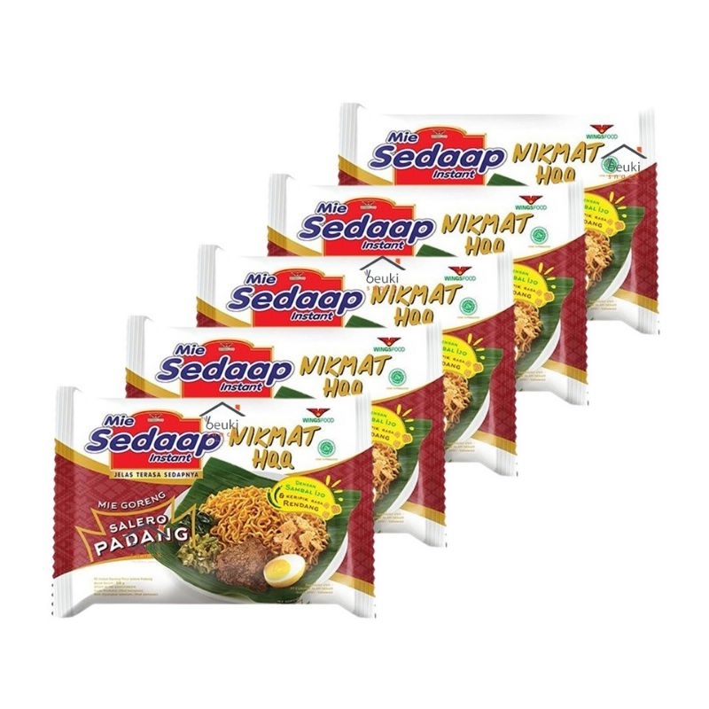 

mie sedap goreng padang