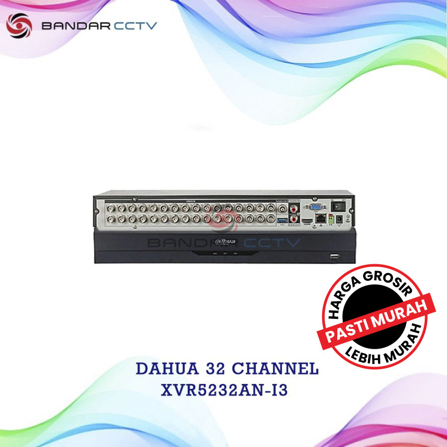 DAHUA XVR5232AN-I3 32 CHANNEL 5MP RESOLUTION