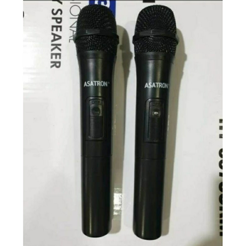 MIC WIRELESS ASATRON ORIGINAL MICROPHONE SPEAKER PORTABLE ASATRON ORI