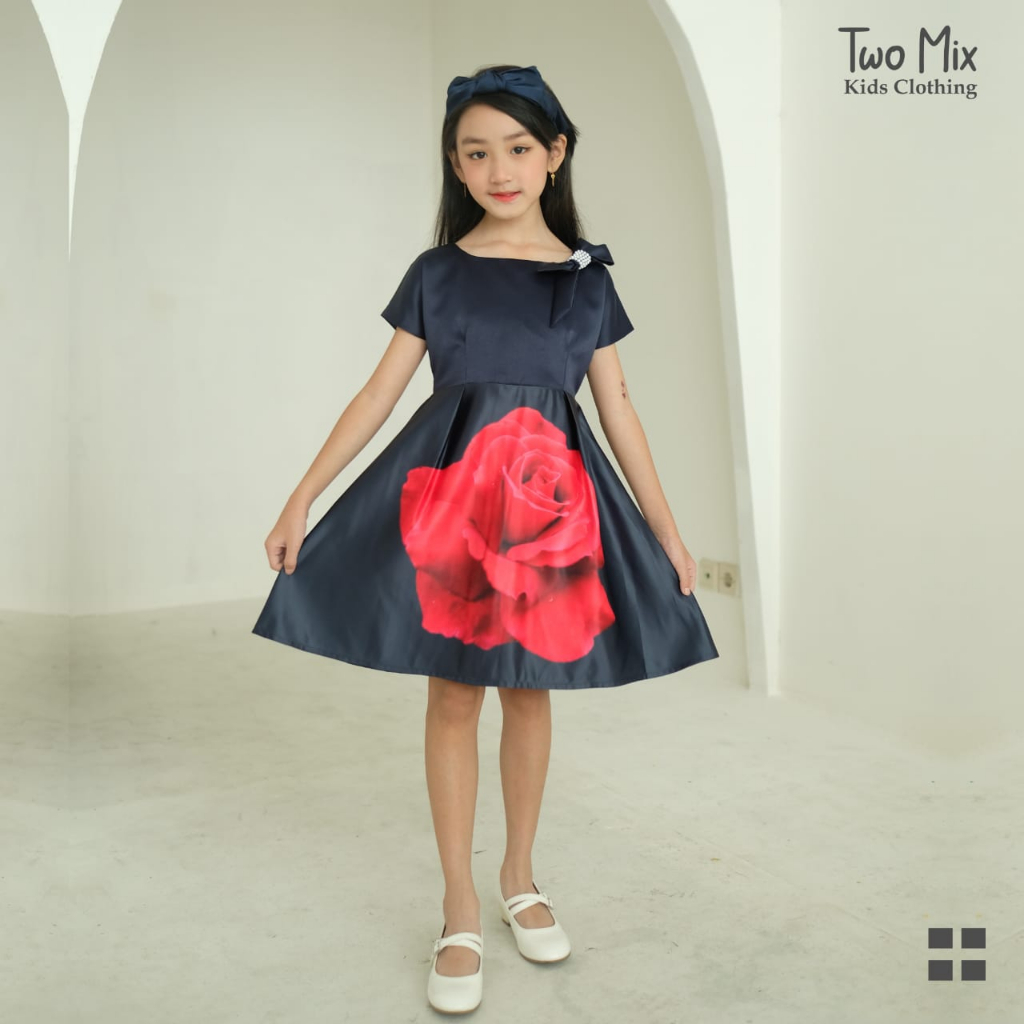TWO MIX - Dress Pesta Anak Cewek Lebaran - Baju Gaun Anak Perempuan 1-14 Tahun 231301