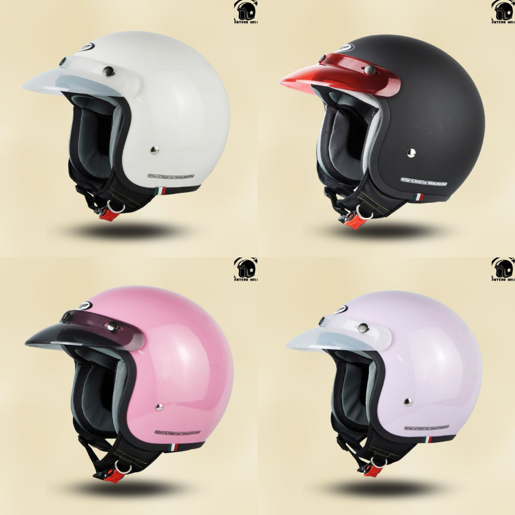 Helm Retro Bogo Dewasa Pria Wanita SNI Terbaru