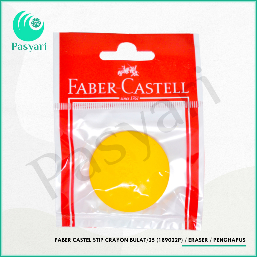 

FABER CASTEL STIP CRAYON BULAT/25 (189022P) / ERASER / PENGHAPUS