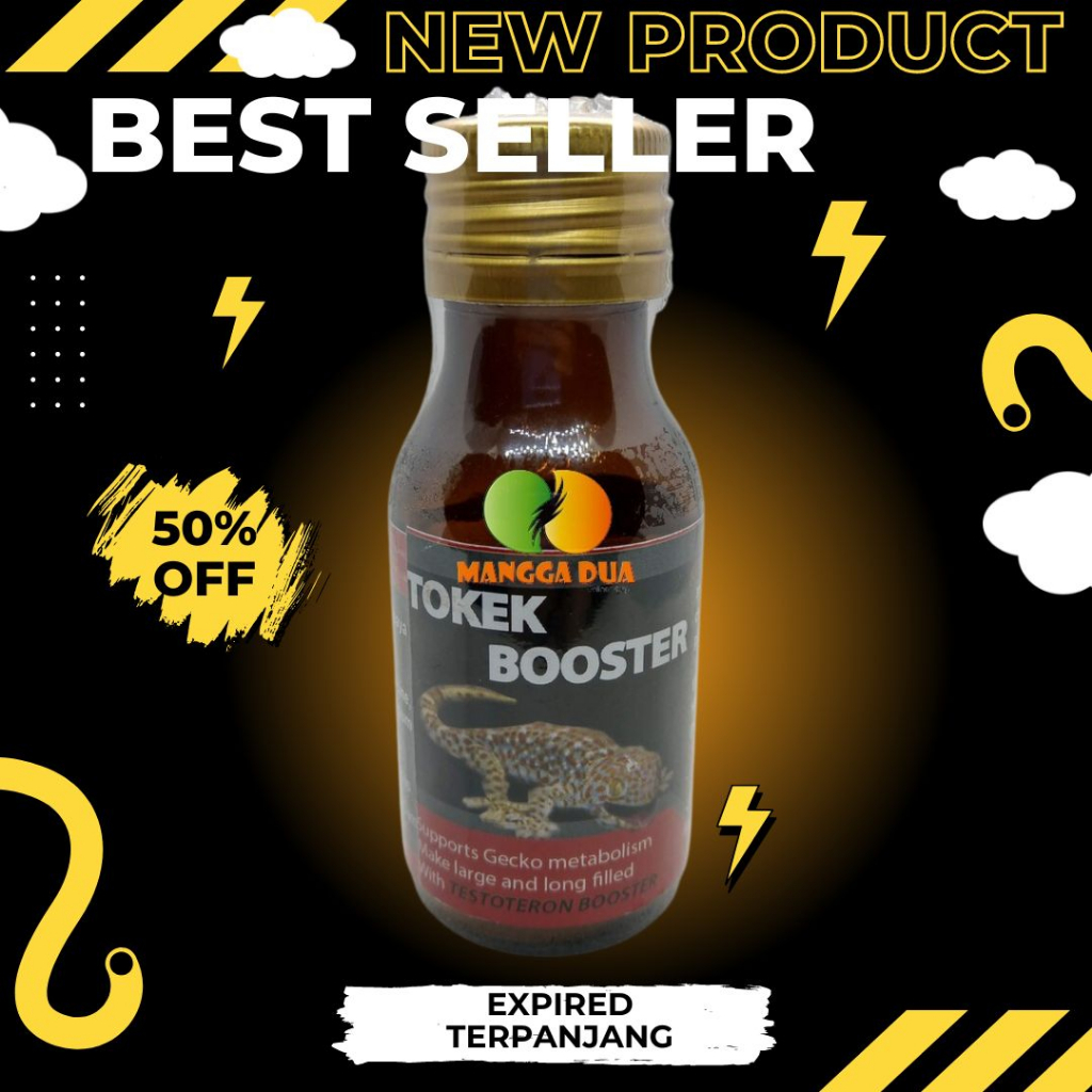 RAJA TOKEK BOOSTER ORIGINAL ASLI 20 Gram Support Gecko Metabolisme Untuk Besar dan Panjang Tokek
