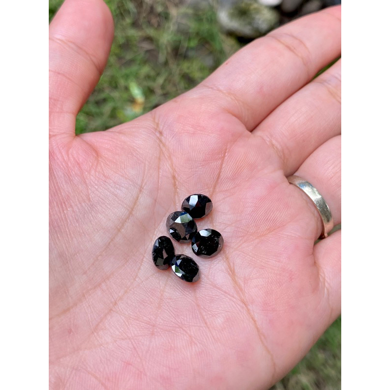 black diamond / berlian hitam size besar / berlian asli