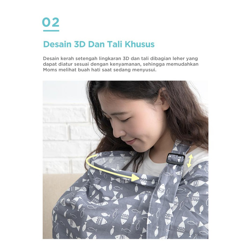 MOOIMOM BREASTFEEDING NURSING COVER