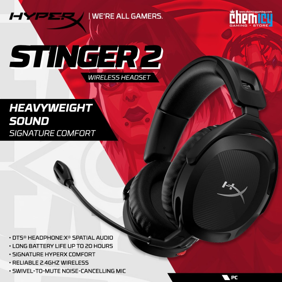 HyperX Cloud Stinger 2 Wireless Gaming Headset