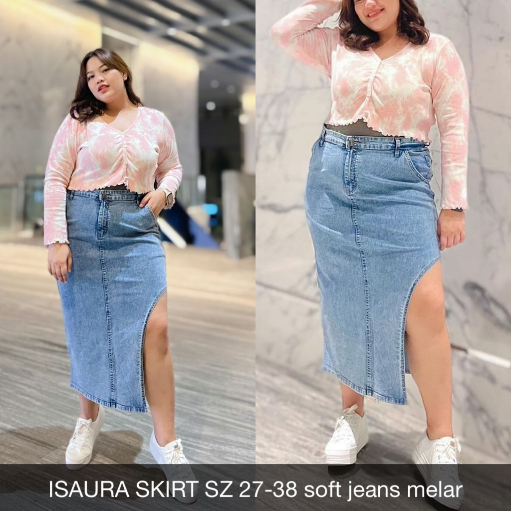 ROK JEANS WANITA ISAURA SKIRT SERIES -SYS CLOTHIER