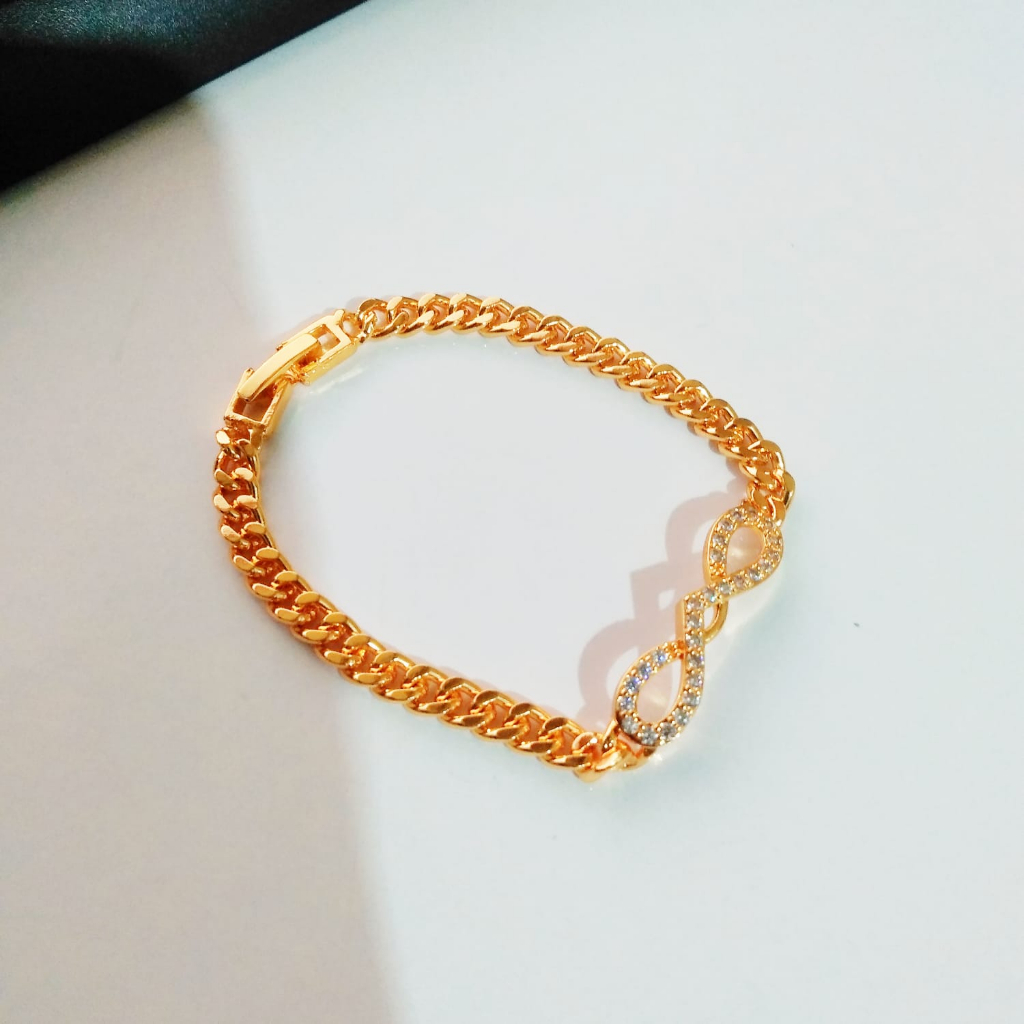 AV241 Grosir Gelang Rantai Anak Gelang Tangan Gold