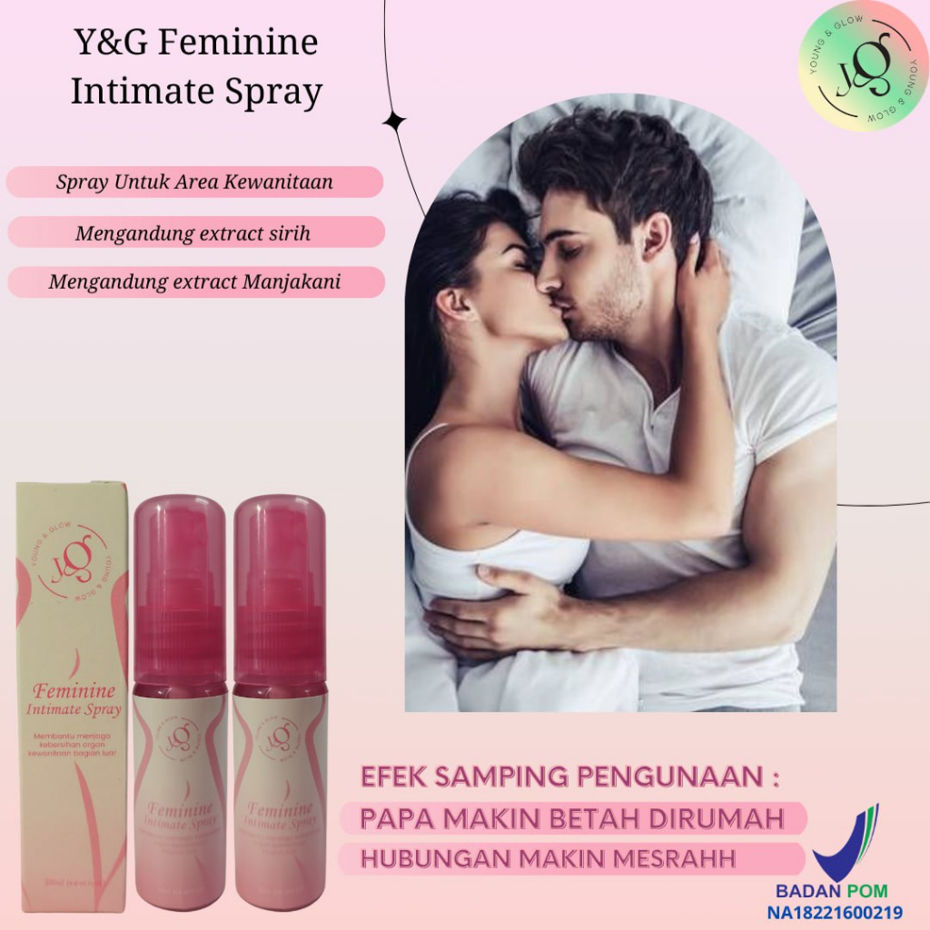 [ORI] YOUNG &amp; GLOW Feminine Intimate Spray Serum Original BPOM