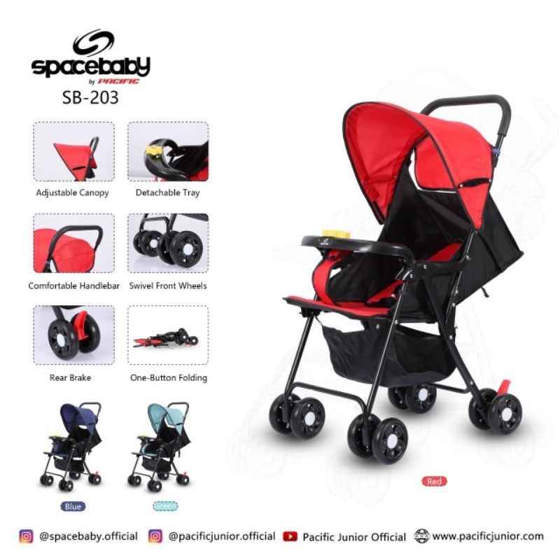 SPACE BABY Stroller SB 203 Kereta Dorong Bayi