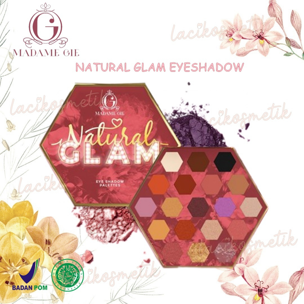 ✨LACIKOSME✨ MADAME GIE NATURAL GLAM EYESHADOW BPOM