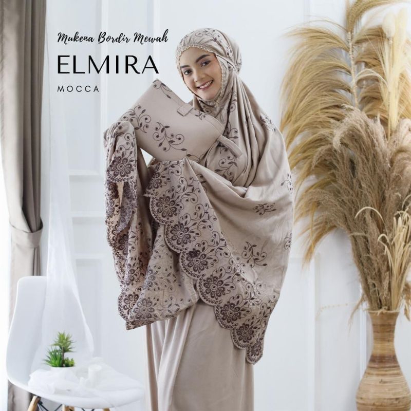 Mukena dewasa motif bordir by Emira