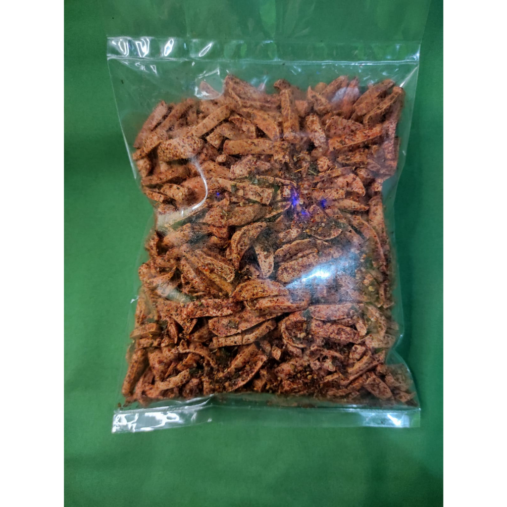 

BASRENG DOA IBU EXTRA PEDAS DAUN JERUK MAKANAN KEKINIAN KEMASAN 500gram/Baso Goreng/Stik Basreng