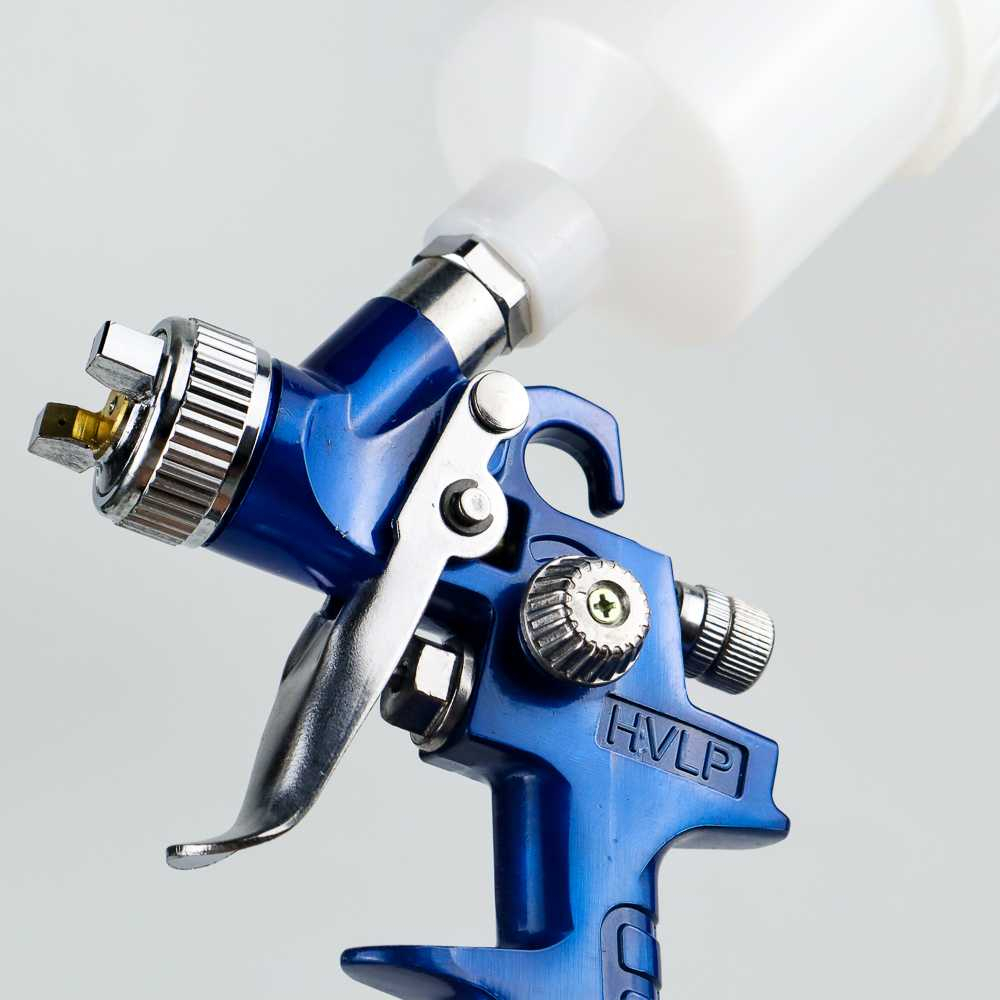 TERLARIS Spray Gun Nozzle HVLP Airbrush - H-2000 SEPET CET untuk mengecat mobil dan motor Tekanan kerja: 2.1 kg/cm persegi Saluran Masuk Udara: G1/4 Kapasitas Cat: 125 ml